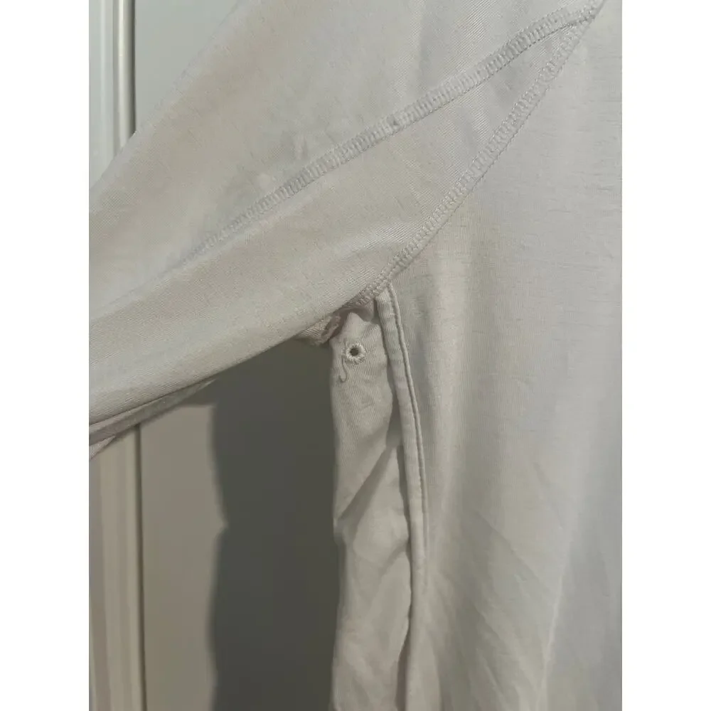 Athleta Women’s White Performance Zip-Up Jacket with Hood – Size Medium - Picture 5 of 7
